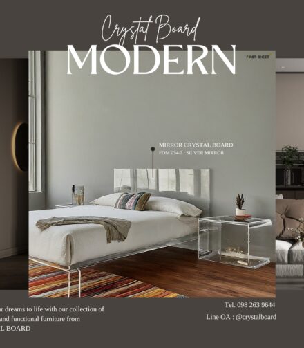 MIRROR CRYSTAL BOARD : FOM 034-2 SILVER MIRROR